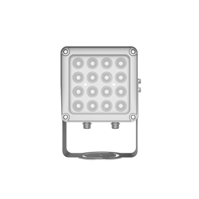 Lampara IR de Luz Continua / 16 Lámparas LED / Distancia Efectiva 16 a 25 metros / Cobertura 40° / Exterior IP66