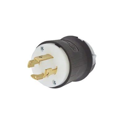 [HUB-HBL-2721] Clavija con Bloqueo de Media Vuelta Industrial 30 A 250 V CA / 3 Polos 4 Hilos / Nema L15-30P.