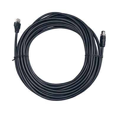[MV-IDA-E-M12A8PF-RJ45-ST-3M] Cable de Red Industrial / Conector M12 A-code 8-pin a RJ45 / PVC 45P / Longitudes 3-30 m (9.8-98.4 ft) / UL y RoHS / Voltaje 30 VDC / Temperatura -20°C a 75°C