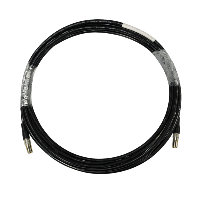 [MV-ACXP6-DIN-DIN-ST-3M] Cable de Datos CXP-6 Standard / Interfaz CoaXPress / Conectores DIN 1.0/2.3 / PVC Negro / 300 VDC / UL CMR / Aplicaciones Estáticas