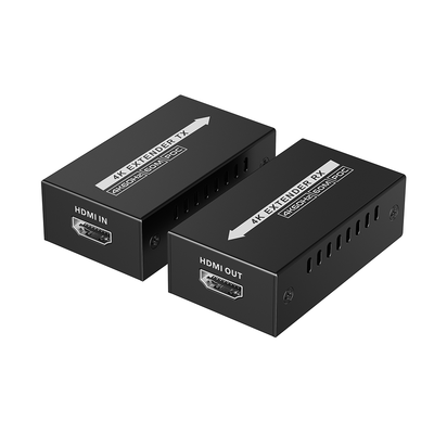 [TT672MINI] Kit extensor HDMI de tamaño mini | 4K60Hz a  60 metros | Solo requiere alimentación TX |  Sobre CAT6/CAT6A/CAT7 |
