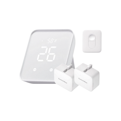 [SWITCHBOTKHBR] KIT Controlador HUB principal para dispositivos SwitchBot, Señal Wifi y BLUETOOTH, incluye 2 pulsadores y 1 control remoto