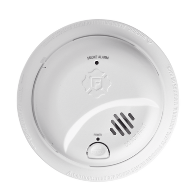 Detector de Humo Autónomo, No Requiere Panel, Con Botón para Silenciar, Sensor por Ionización
