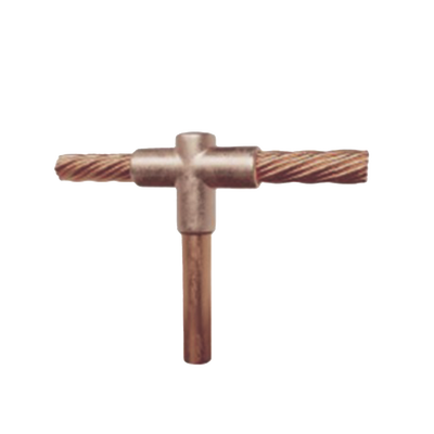 [TGM-CPV-5/8R-3/0] Molde para soldadura exotermica Tipo T, Tope de varilla 5/8 in. a Cable de Paso 3/0 AWG