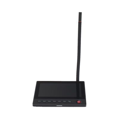 [DS-QAZ1MP7G1] Micrófono IP | 12 VCD |  Pantalla Touch 7" | Transmisión en Tiempo Real | Integración con HikCentral Professional