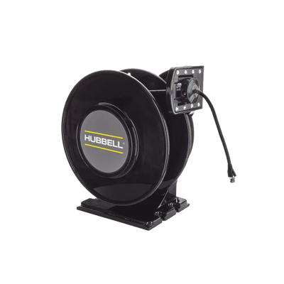 [HBLI50CAT6] Black Industrial Reel, 50 Ft, CAT6 Cable