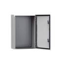 Gabinete de Uso Exterior MAS 600 x 600 x 400 mm NEMA 4/12/13; IP66; IK10 de Acero Dulce 1.5 mm con Platina de Montaje Incluida Color Gris Claro