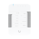 UniFi Access Hub Door, puede conectar 2 lectores y 2 cámaras (no incluidos) para controlar solo una puerta / 2 terminales AUX y 4 entradas adicionales (sensores y botones) POE 802.3bt no incluido