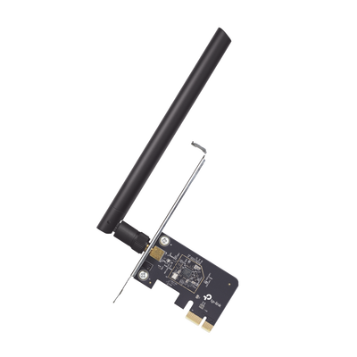[ARCHER-T2E] Adaptador  PCI inalámbrico doble banda AC 600 Mbps / Antena de alta ganancia / Tecnología MU-MUMO / Seguridad WPA3 / Soporte de perfil bajo y Altura completa
