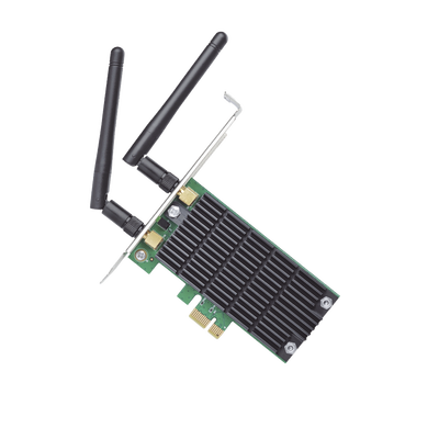[ARCHERT4E] Adaptador  PCI inalámbrico doble banda AC 1200 Mbps / Antena de alta ganancia / Tecnología MU-MUMO 2X2 / Soporte de perfil bajo y Altura completa
