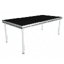 Tarima modular para escenario | 2 metros x 1 metro | aluminio