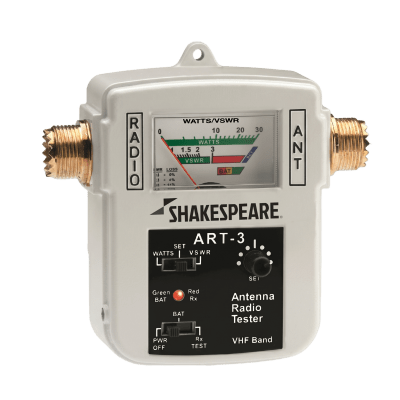 [ART-3] Probador de Recepción, Potencia y Reflejo / Para Antenas Marinas VHF / 155-158 MHz / Potencia Máxima 30W / Impedancia de 50 ohm