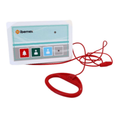 [NX8809/B] Terminal Inalámbrico de Baño / Botón de Alarma / Botón de Presencia / Botón de Médico / IP65 / Transmisión 400 Metros (linea de vista) / Protocolo POCSAG / Alarma Acústica-Luminosa