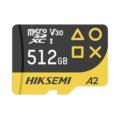 [HS-TF-G3/512G] Memoria microSDXC / 512GB / Velocidad 200MB/s Lectura / 150MB/s Escritura / V30 U3 A2 / Gaming / Compatibilidad Amplia