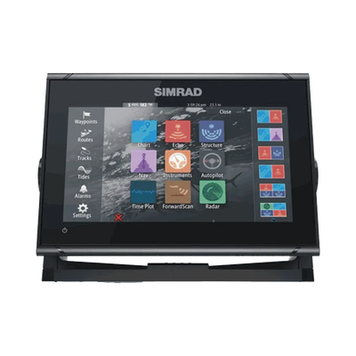 [000-16293-001] Display Multifuncional Simrad GO Series 9’’ / Pantalla Táctil Multi-touch / GPS Integrado / Ecosonda / Wi-Fi / Interfaz NMEA 2000 y Radar / Transductor 83/200 / Compatible con C-MAP Discover