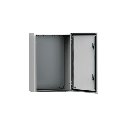 Gabinete de Uso Exterior MAS 600 x 400 x 240 mm NEMA 4/12/13; IP66; IK10 de Acero Dulce 1.5 mm con Platina de Montaje Incluida Color Gris Claro