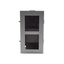 Base de 2 Espacios para EMPOTRAR Módulos de Videoporteros Hikvision