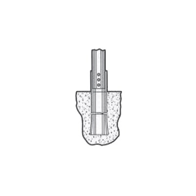 [BXB5] Sistema de Anclaje Tipo "L" para Torre Autosoportada TBX-40 (Juego de Tres).