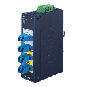 Switch Industrial Bypass de Fibra Optica Monomodo con Conector LC de 2 Canales