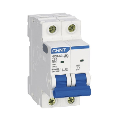 [NXB632PC40] Pastilla para Riel Din, 2 Polos, 40 Amp, Vca:110/415v, 10kA, Catálogo: NXB632PC40.