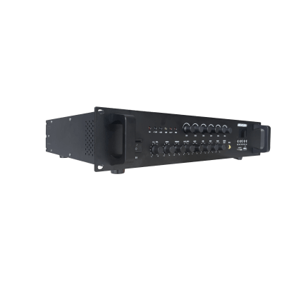 [DS-QAE0A240G1-VB6/110] Amplificador de Audio | Bluetooth | 240 W | 6 Zonas con Control de Volumen Independiente | 70/ 100V COM | Montaje en Rack | Voceo y Musica Ambiental