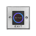 Botón Cuadrado Sin Contacto / Indicador LED / NO / NC / Interior / Acero Inoxidable
