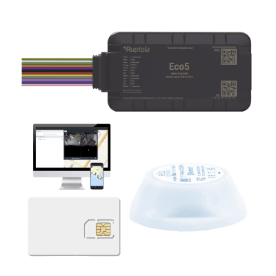 [ECO5KITMAG] Dispositivo de Rastreo Vehicular / Conectividad LTE Cat1 y LTE-M / BLE 5.0 / GNSS U-blox / Carcasa IP54 / Batería Interna de Respaldo / Detecta Interferencias