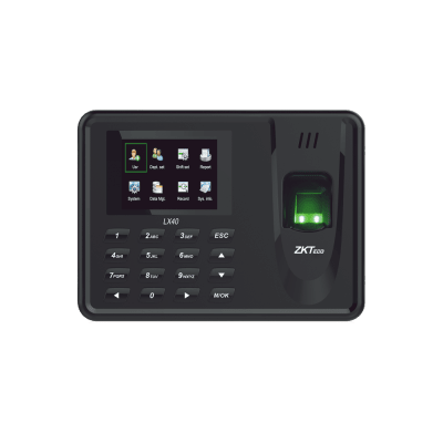 [LX40ZI] Terminal de Asistencia / Huella Digital / 500 Huellas / Reportes Excel por USB / Sin Software / Solo Idioma Inglés