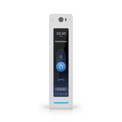 [UA-G3-PRO-W] Lector de Acceso G3 Pro con NFC, PIN, App UniFi Identity, Reconocimiento Facial y Touch Pass, Intercomunicador con Video, Resistencia IP55 y Alimentación PoE