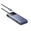 Hub USB-C 7 en 1 / USB-C a HDMI 4K 60Hz / 2x USB-A 3.0 + USB-C 3.0 + USB-A 2.0 / Gigabit Ethernet / PD 100W / Cable 20 cm (7.9 in)
