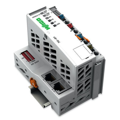 Controlador Modbus TCP / 4ª Generación / 2 x ETHERNET / Switch Integrado / CEI 61131-3 / 4 MB Memoria / IP20 / 24 VCC