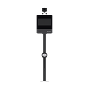 Kit ANPR / Cámara IP 2 Megapixel para Control de Acceso / Luz de Relleno Blanca + Pantalla de Visualización / Lente Motorizado 3.1 a 6 mm / Reconocimiento de Placas