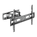 Montaje de Pared Universal Articulado para Monitores de 37 a 80" | Carga Máxima 40 Kg | Vesa  100 x 100 a 600 x 400| Fabricado en Acero