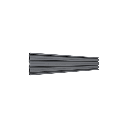Accesorio_ Riel de Aluminio con Longitud 1000 mm |  Incluye Tapas laterales  | Compatible con estructura para Videowall | Diseño Modular