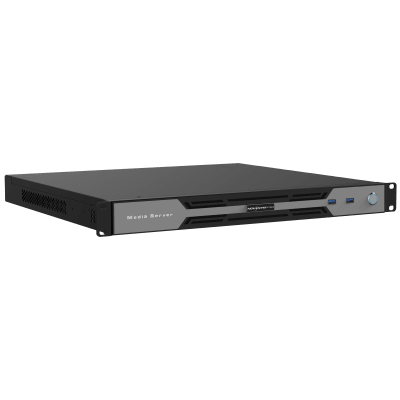Servidor de Medios ET1S-G / 1x Salida 4K×2K@60Hz / 4x Salidas HDMI 1.3 / 1x Salida DP 1.2 / 16 GB RAM / 250 GB SSD / Windows 10 Enterprise LTSC / Kompass FX1
