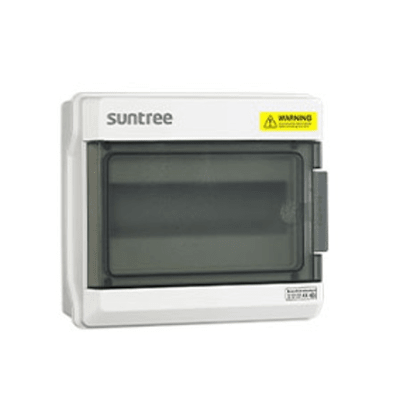 [PMH6PN] Gabinete Plástico para Exterior IP65 para Riel Din 6 espacios.