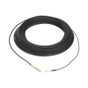 Rollo de Fibra Óptica Drop Redonda G657A2 Monomodo Simplex de 50 Metros (164 Pies) con Conectores SC/APC-SC/APC para Instalaciones Aéreas, Subterráneas o a la Intemperie