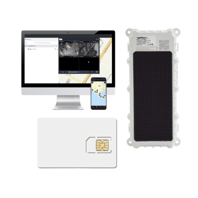 [TLP2SFBKIT] KIT Dispositivo de Seguimiento de Activos / Protección IP67 /  Recargable Li 9600 mAh / LTE Cat-M1/NB-IoT / Tamaño Compacto / Funciona con Energía Solar / + EPCOMGPSANUAL + SIM500MB2Y