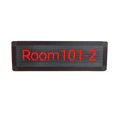 Pantalla LED de Pasillo para Hospital/Asilos, Doble Cara, Matriz 128×32, Indicadores RGB, Para Solución de Enfermería Fanvil