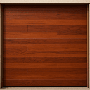 Puerta de Garage de Alta Calidad / Estilo Americano / Acabado Laminado PREMIUM / Color Madera Clara / 9x9 Pies.