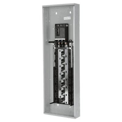 [S4242B3225] Centro de carga trifásico ES de 42 espacios, 120/240vca, Barra de aluminio, Nema 1, uso interior. Incluye tapa.