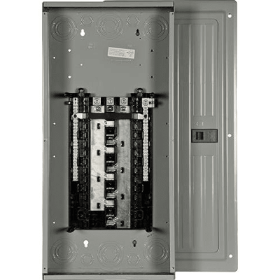 [SN3048L1200] Centro de carga monofásico 1 Fase, 3 Hilos para interruptores QP, de 30 polos - 48 Circuitos, 120/240vca, Barras de aluminio 200 Amp, Nema 1, uso interior. Incluye tapa.