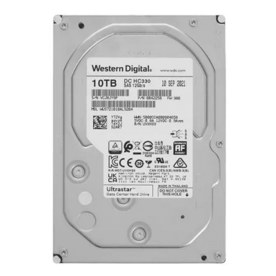 [WUS721010AL5204/HIK] Disco Duro 3.5" 10TB  / 7200 RPM / SAS / Alto Rendimiento / Recomendado para DS-A82024D
