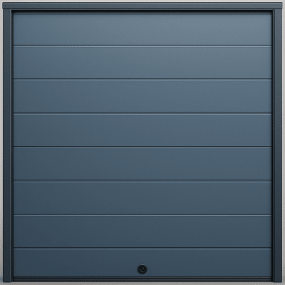 Puerta D / Garage D / Alta Calidad / Linea Central / Color GRIS /  acabdo DELUXE / 14X7 pies / AISLADA / Estilo Americana.