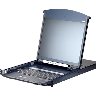 [KL1116VN] Consola KVM over IP | 16 Puertos | Dual Rail | 19” LCD | Dual NIC | Cat5 | Acceso Remoto