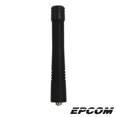 [EPC-150RV2] Antena VHF Helicoidal Recortada 148-164 MHz, Versión Mejorada para Radios Portátiles Motorola y los Kenwood TK-240/ 250/ 260/ 270, Conector de Rosca-Monopolo.