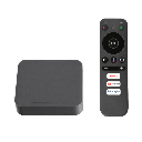 STB 4K Android con Google TV / Alto Rendimiento / Conexión Wi-Fi y por Cable / Control Remoto Bluetooth / Salida HDMI / Software de Gestion para ISP´s
