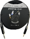 Cable 6.35mm a 3.5mm, conectores color negro MP3X-B - MTP3C-BG, length 3m