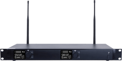 [EP-592U] Receptor Inalámbrico Dual Canal Digital U-Band | 4 Bandas de Frecuencia (470-830 MHz) | Transmisión Digital pi/4-DQPSK | Pantalla TFT-LCD 2.2" | Anti-Interferencia con ID Code Pilot | Salidas Balanceadas y Desbalanceadas | Ecualizacion