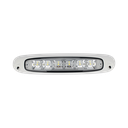 LUZ DE ESCENA SPW13, BASE BLANCA, 12–24VCD, LED BLANCO Y LENTE TRANSPARENTE